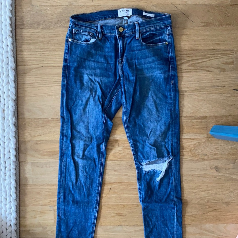 Barely worn frame jeans